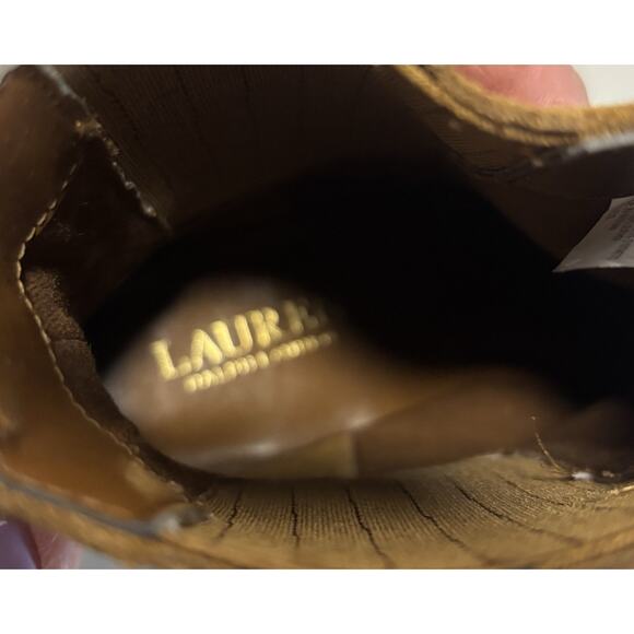 Lauren Ralph Lauren Womens Racquel Brown Suede Pointed Toe Ankle Boots Size 6 - Picture 8 of 9